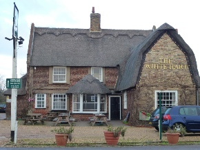 The White Hart Public House in Warboys. 